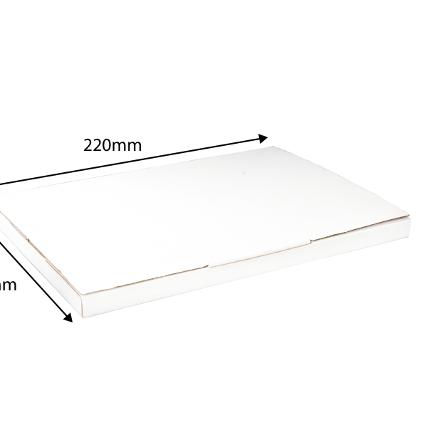 100X Mailing Box SuperFlat #02 220x160x16mm Large Letter Size A5 Rigid Envelope