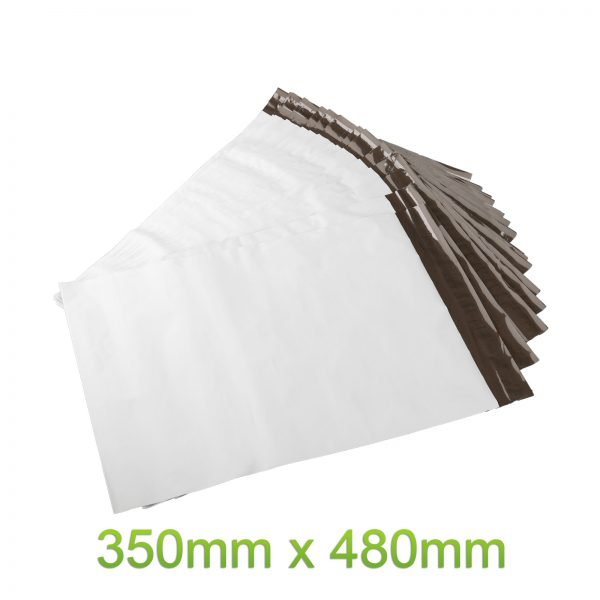 Poly Bags 350mm x 480mm Courier Plastic Shipping Postage Satchel Self Sealing
