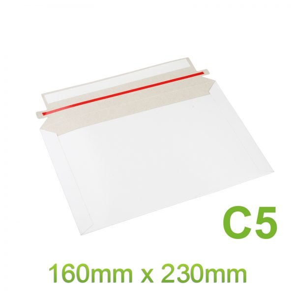 200x Card Mailer #01 160x230mm 300 GSM C5 Envelope Size Tough Bag Replacement