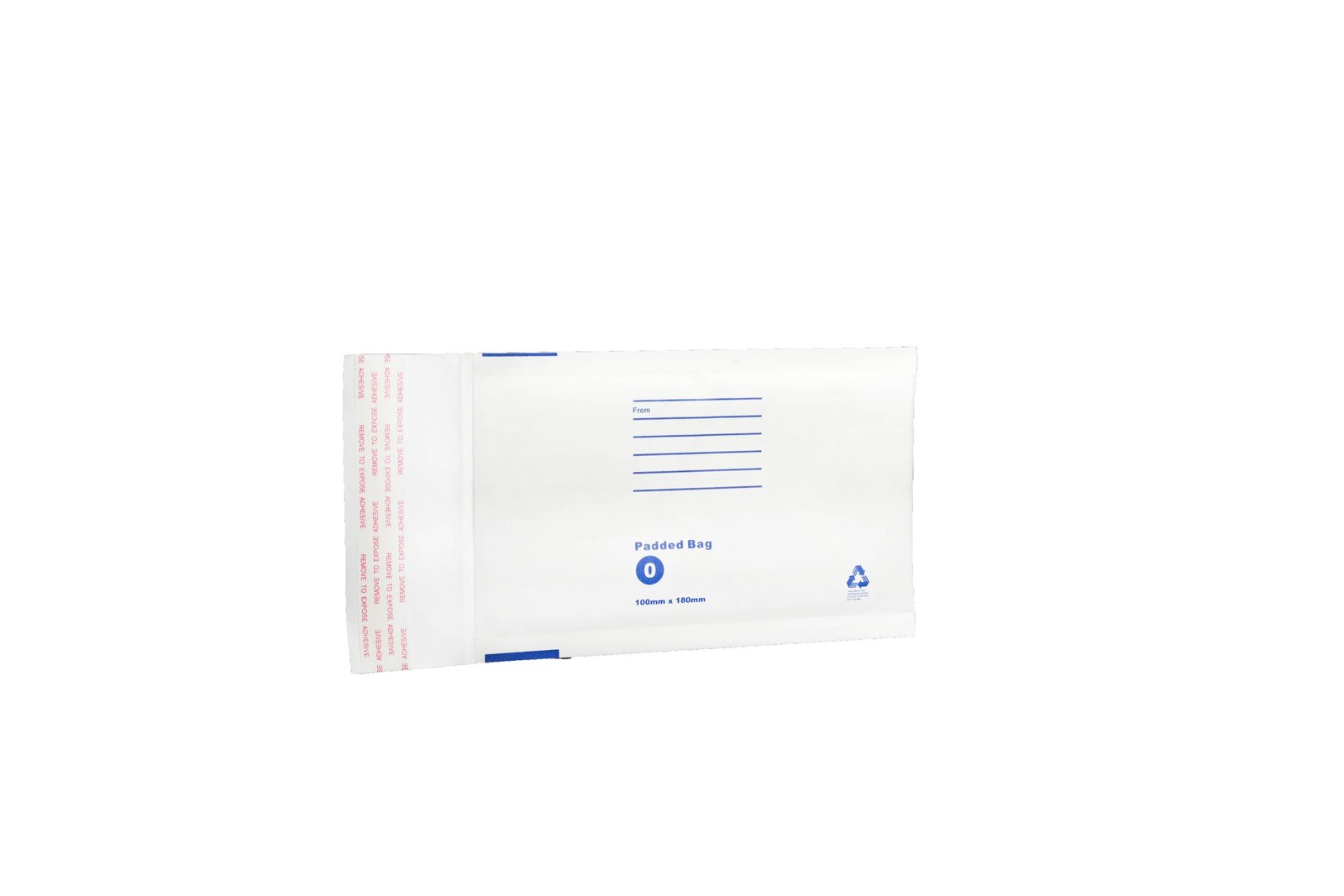 Bubble Mailer White Printed Padded Bag Envelope 100mmx180mm 3 Bubble Mailer White Printed Padded Bag Envelope 100mmx180mm