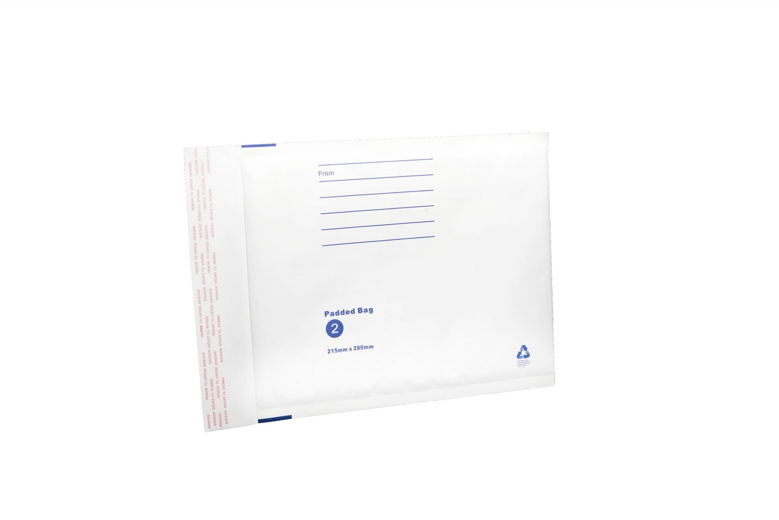 Bubble Mailer White Printed Padded Bag Envelope 215mmx280mm 3 Bubble Mailer White Printed Padded Bag Envelope 215mmx280mm