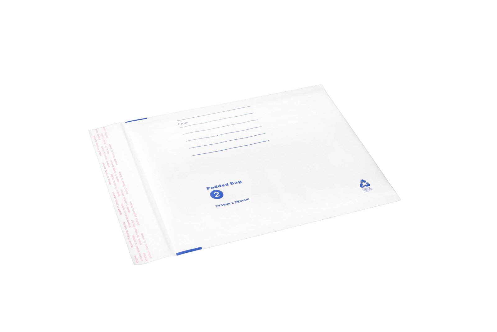 Bubble Mailer White Printed Padded Bag Envelope 215mmx280mm 4 Bubble Mailer White Printed Padded Bag Envelope 215mmx280mm