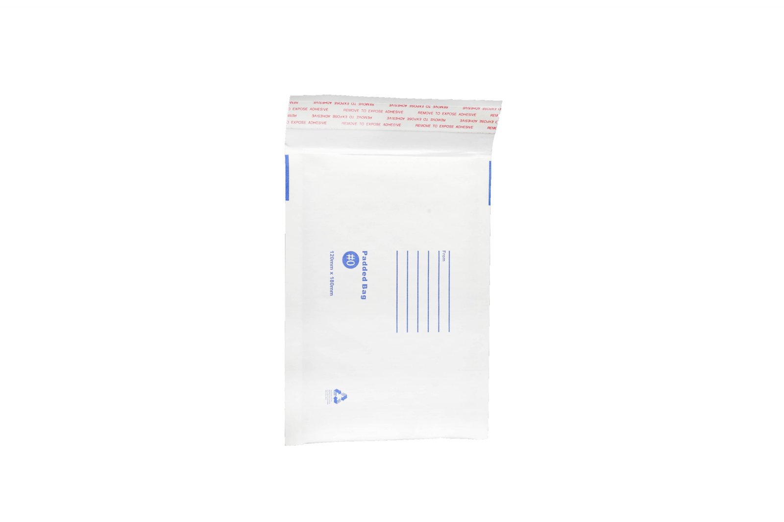 Bubble Mailer White Printed Padded Bag Envelope 120x180mm 5 Bubble Mailer White Printed Padded Bag Envelope 120x180mm