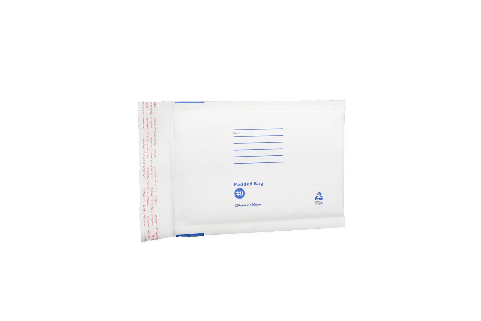 Bubble Mailer White Printed Padded Bag Envelope 120x180mm 4 Bubble Mailer White Printed Padded Bag Envelope 120x180mm