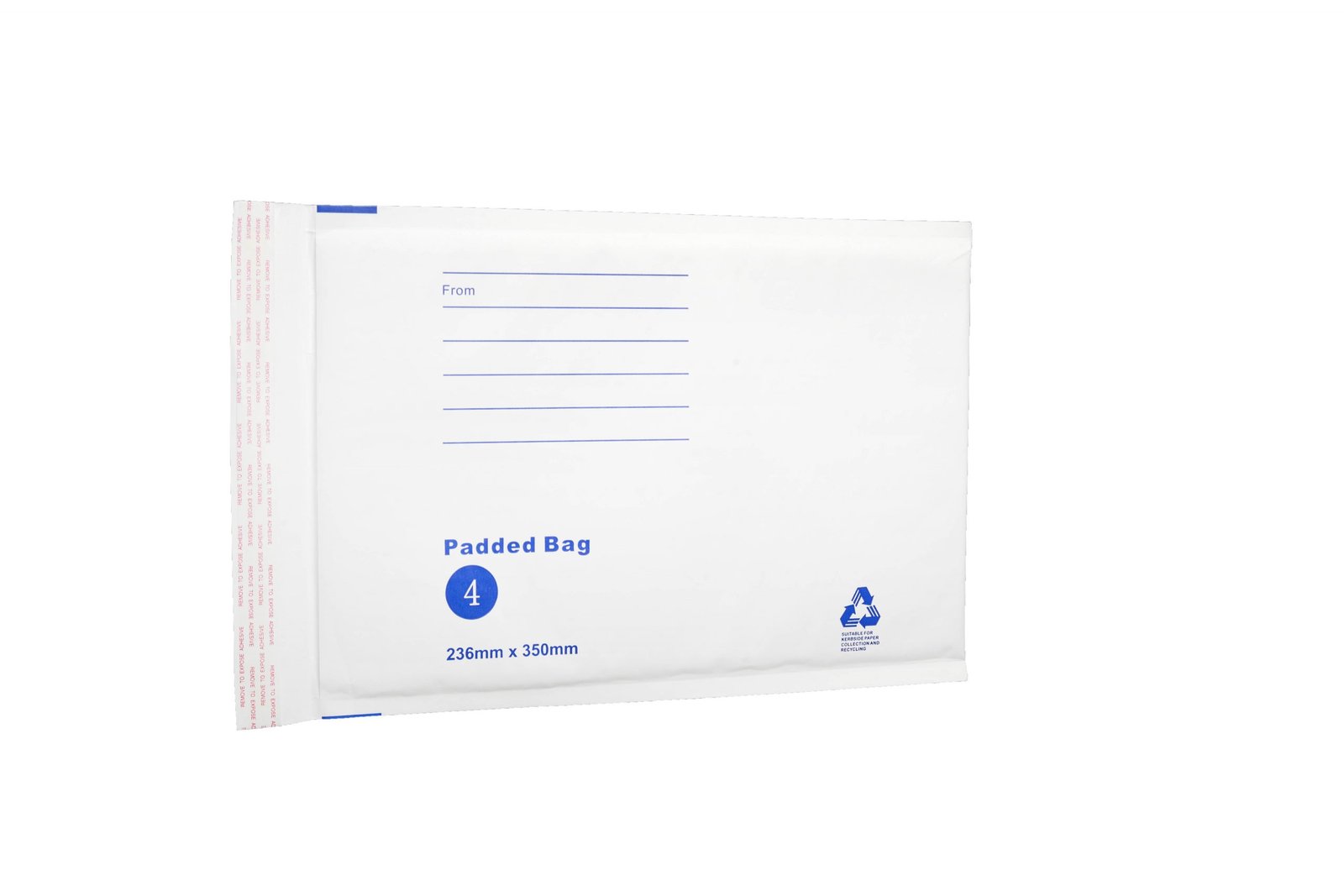 Bubble Mailer White Printed Padded Bag Envelope 235x350mm 3 Bubble Mailer White Printed Padded Bag Envelope 235x350mm