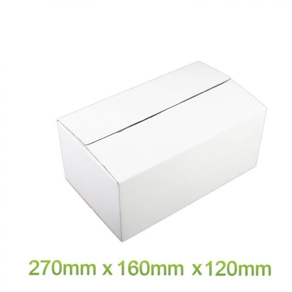 100x Mailing Box 270x160x120mm Cardboard Postal Carton for 3KG prepaid Satchel