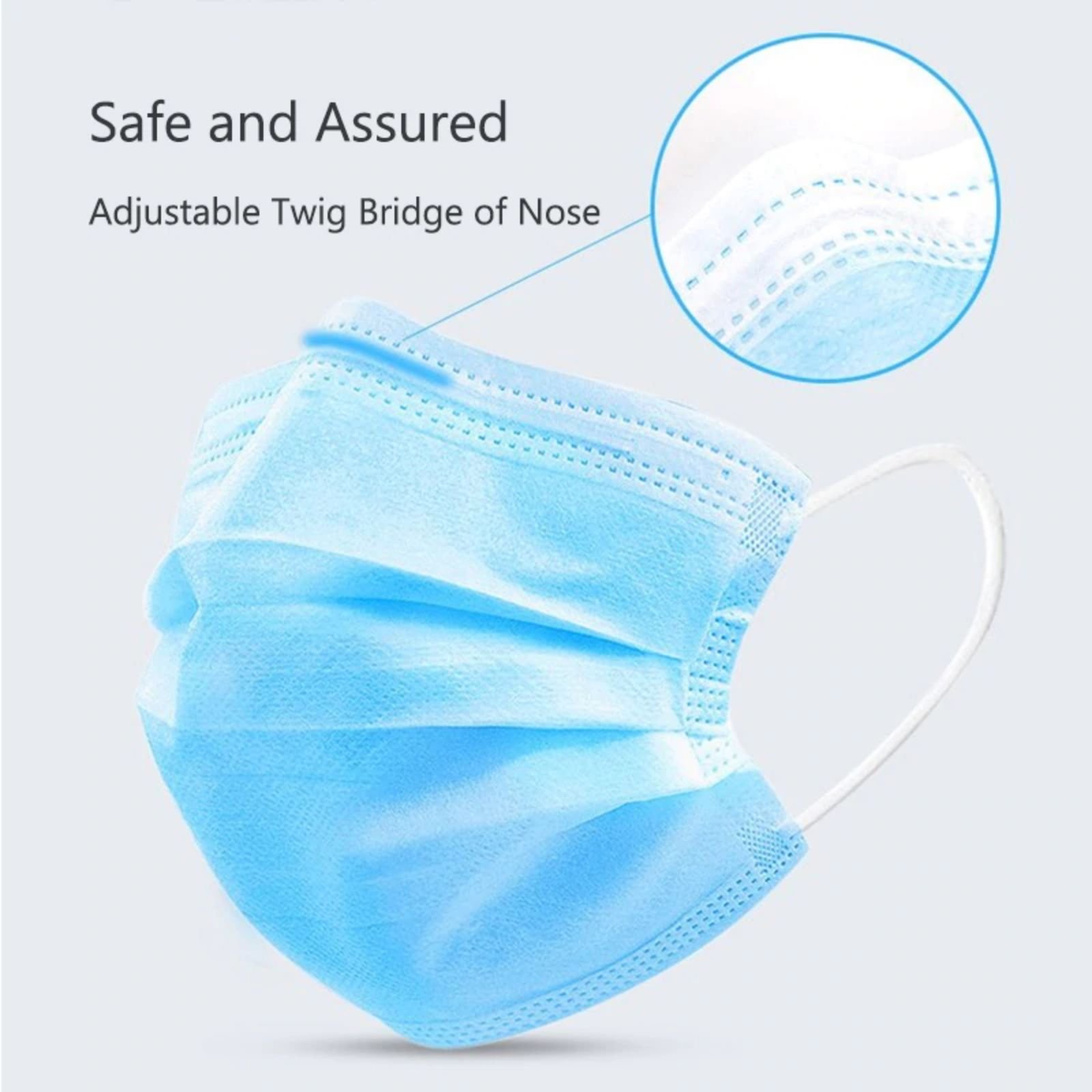 Disposable Face Mask Anti Flu Dust 3 Layer Masks Protective medical 6 Disposable Face Mask Anti Flu Dust 3 Layer Masks Protective medical