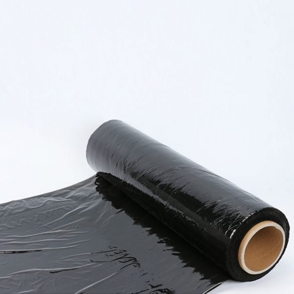 Stretch Film BLACK Hand Use 500mm x 400m 25UM Pallet Shrink Wrap 4 / 8 Rolls