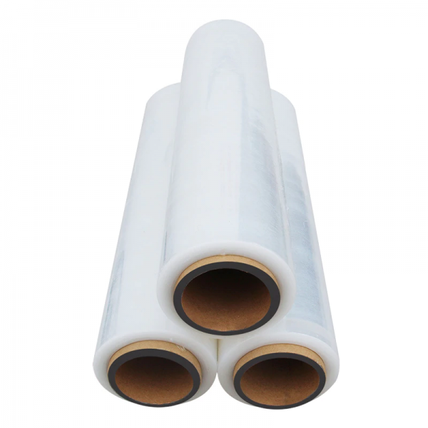 Shrink Wrap 4 / 8 Roll 400M CLEAR Hand Use 500mm x 25UM Pallet Stretch Film