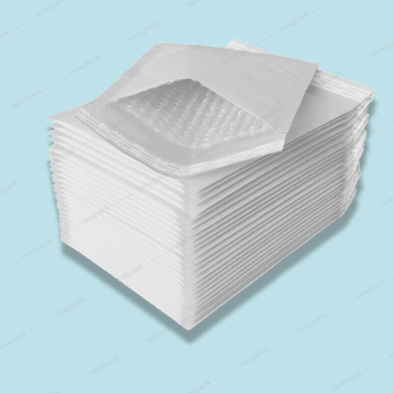Bubble Mailer White Padded Bag Envelope 100mmx180mm 3 Bubble Mailer White Padded Bag Envelope 100mmx180mm
